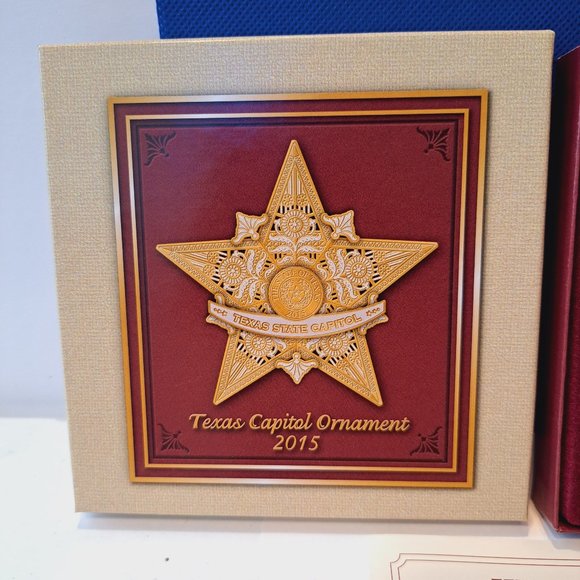 Texas State Capitol Ornament 2015 The Lone Star Christmas Collectible Box - Picture 3 of 8